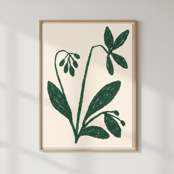 Green Plant by Silvia Visscher | Art & Canvas Print