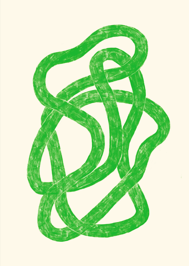 Green Rope by Maison Bootsy,frame