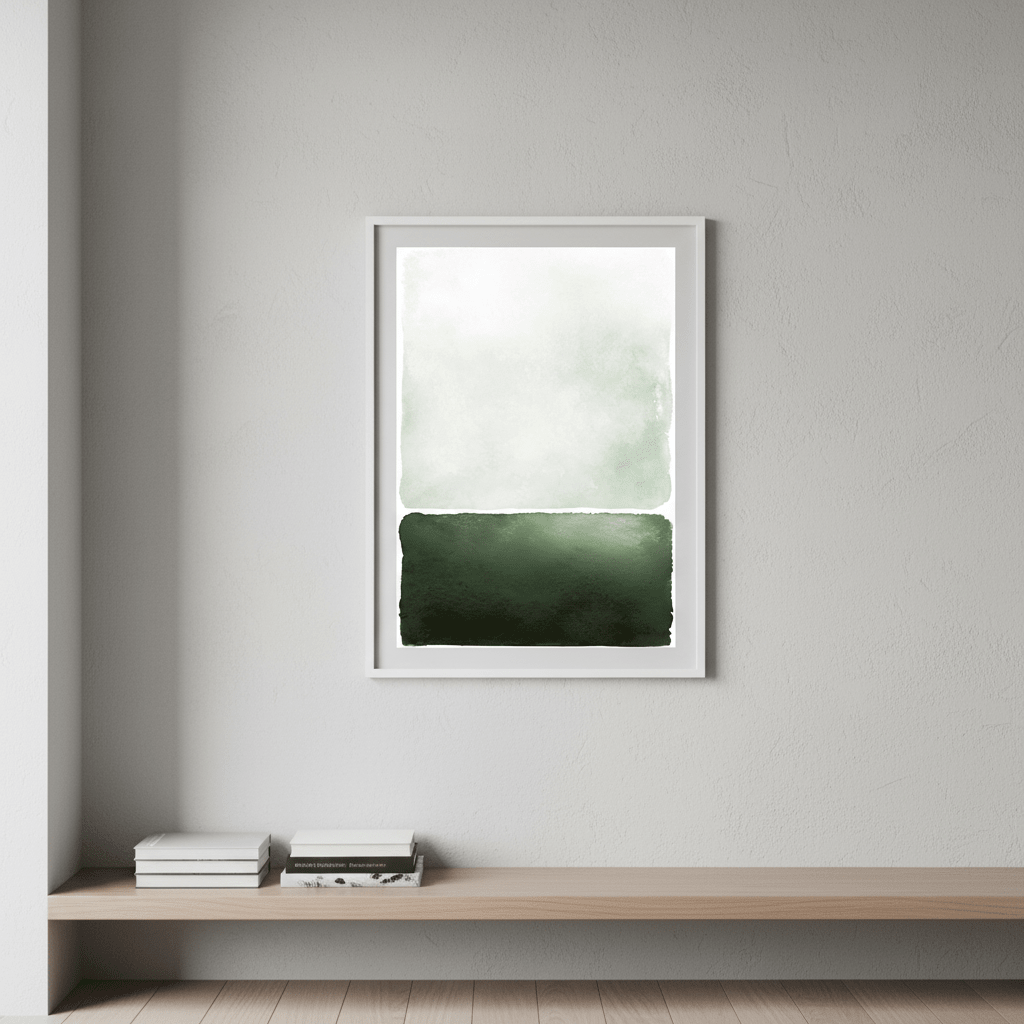 Green Rothko by Deer Muskeeter wall - art - picture - poster