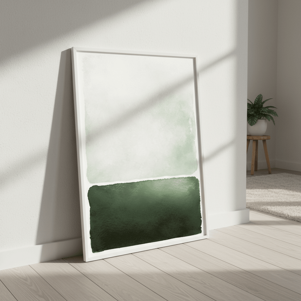 Green Rothko by Deer Muskeeter wall - art - picture - poster