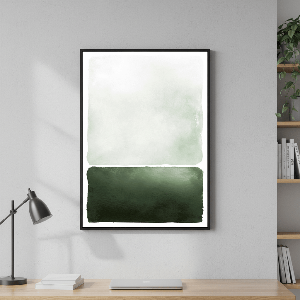 Green Rothko by Deer Muskeeter wall - art - picture - poster