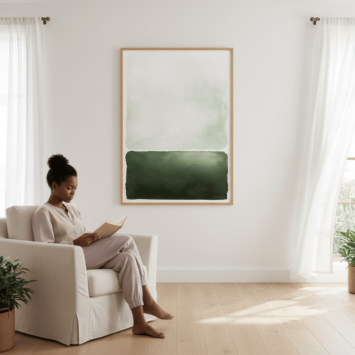 Green Rothko by Deer Muskeeter wall - art - picture - poster
