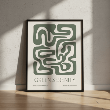 Green Serenity by Lisa Solomoniuk wall - art - picture - poster
