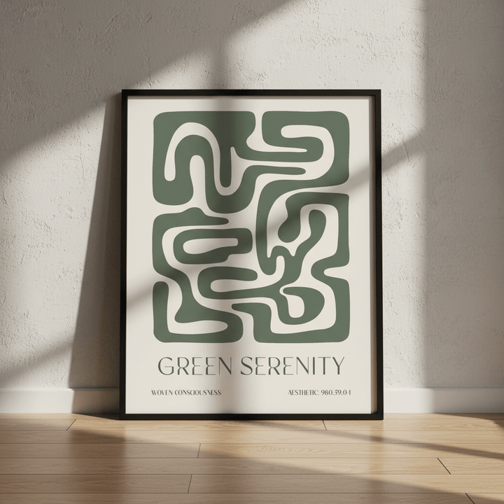 Green Serenity by Lisa Solomoniuk wall - art - picture - poster