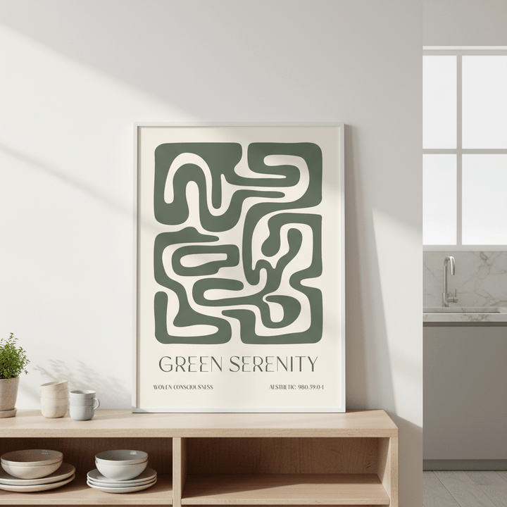 Green Serenity by Lisa Solomoniuk wall - art - picture - poster