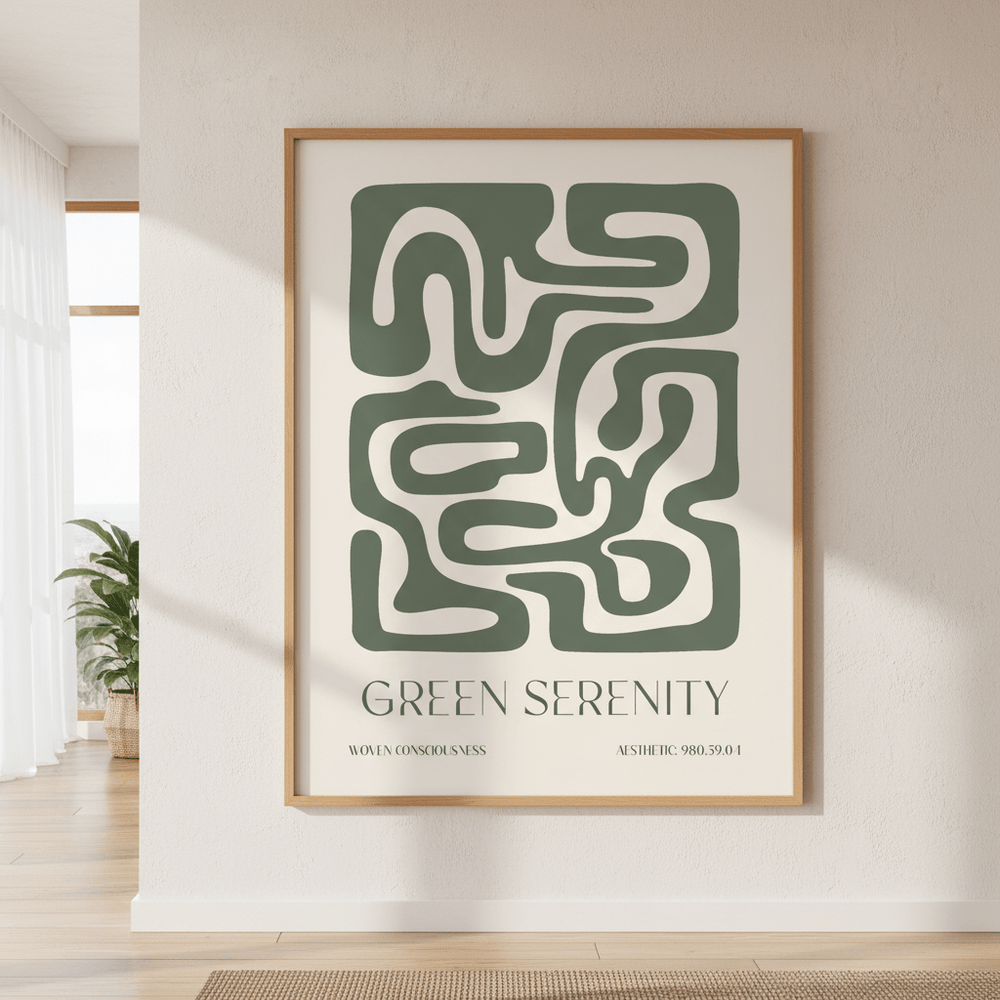 Green Serenity by Lisa Solomoniuk wall - art - picture - poster