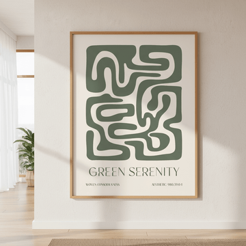 Green Serenity by Lisa Solomoniuk wall - art - picture - poster