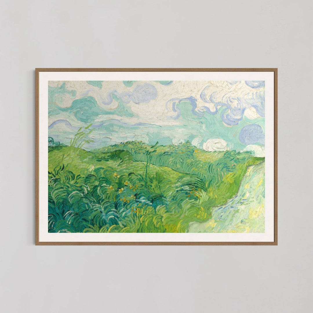 Green Wheat Fields, Auvers Wall Art by Vincent van Gogh - Style My Wall