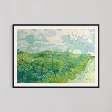 Green Wheat Fields, Auvers Wall Art by Vincent van Gogh - Style My Wall