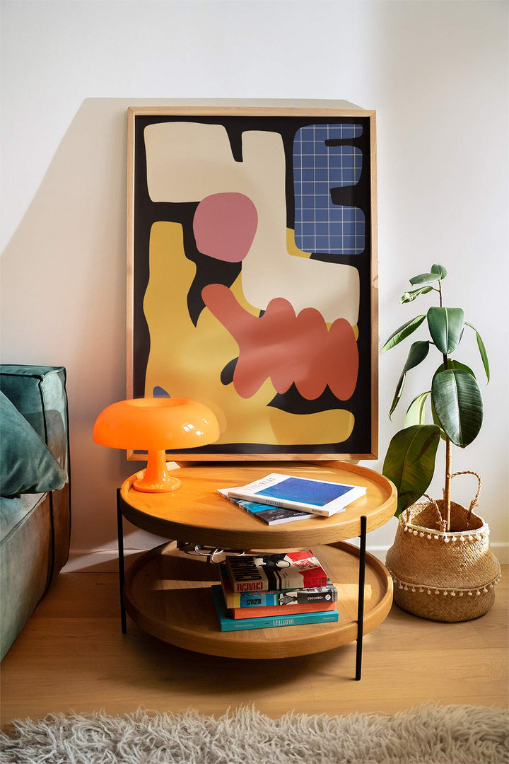 Gridlocked Chaos Art Poster wall - art - picture - poster