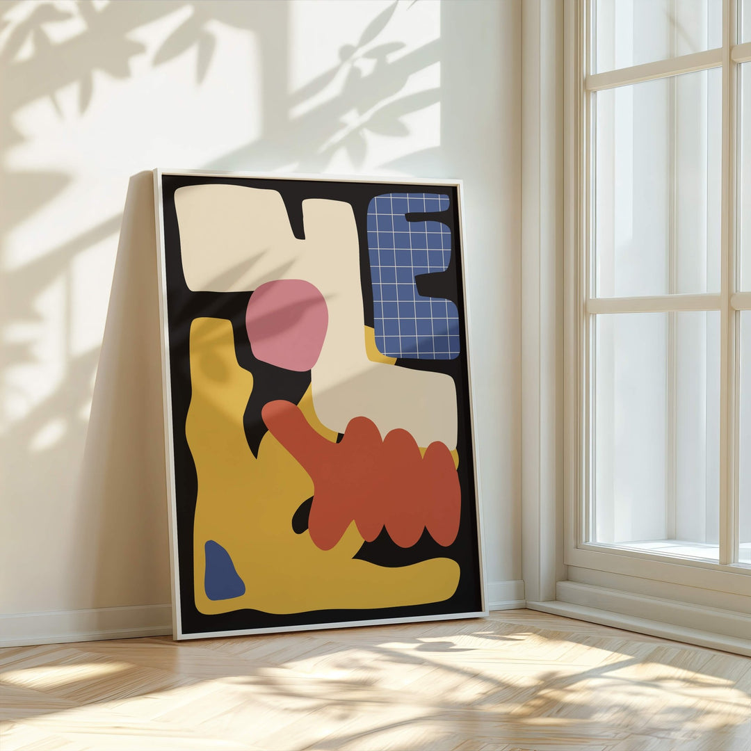 Gridlocked Chaos Art Poster wall - art - picture - poster