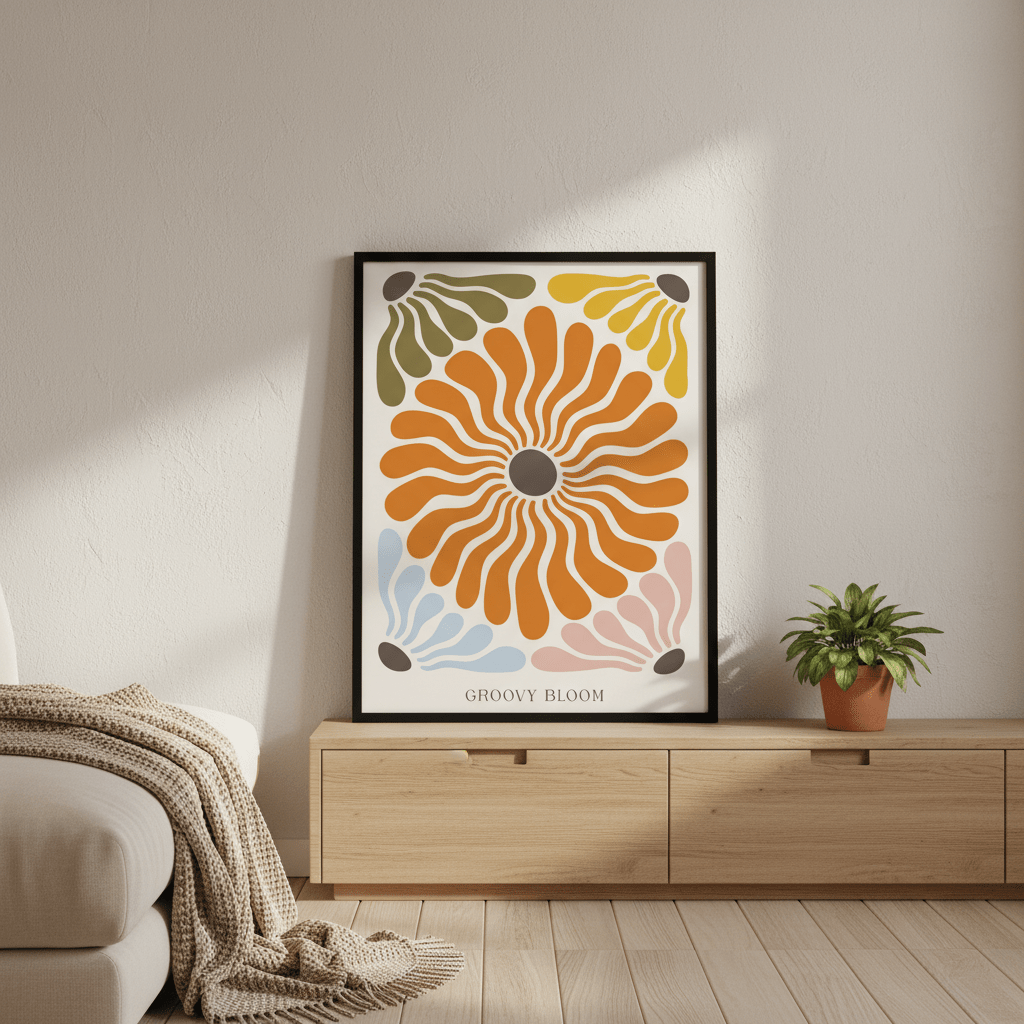 Groovy Bloom by Henri Matisse wall - art - picture - poster