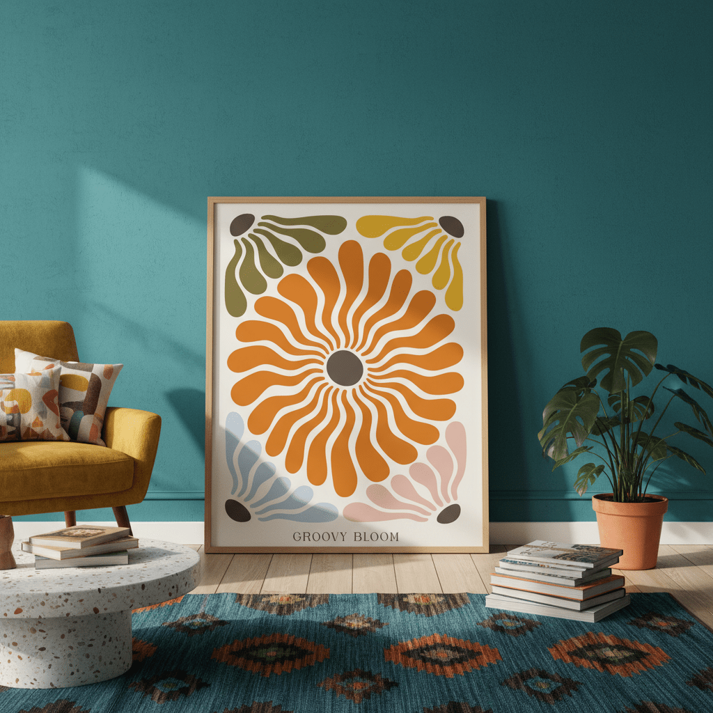 Groovy Bloom by Henri Matisse wall - art - picture - poster