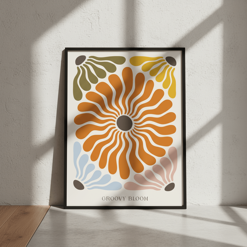 Groovy Bloom by Henri Matisse wall - art - picture - poster