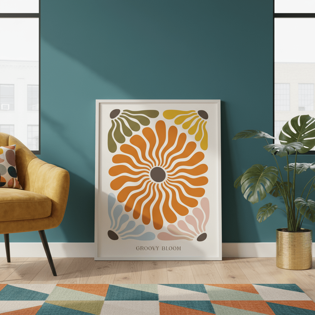 Groovy Bloom by Henri Matisse wall - art - picture - poster