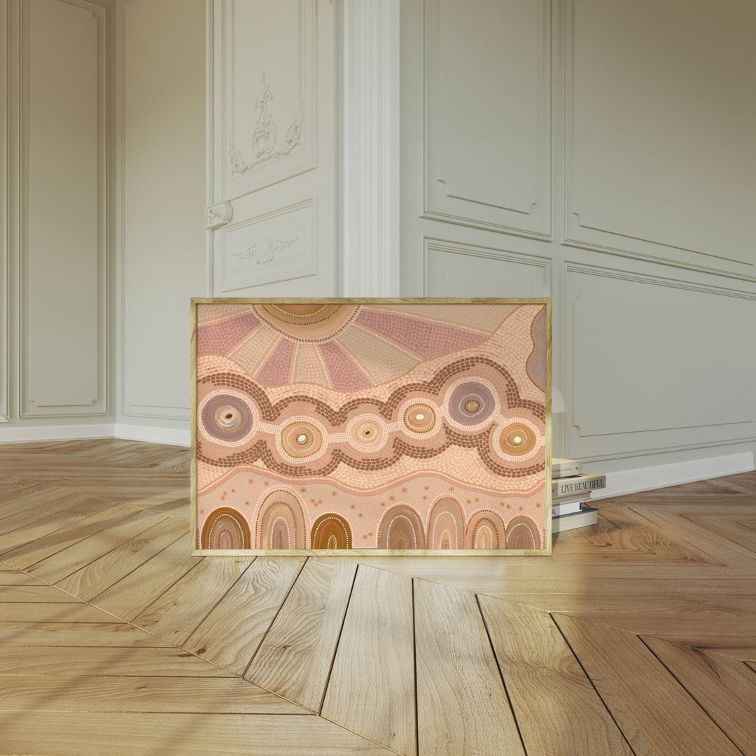 Growing Connections by Domica Hill,livingroom,timber border