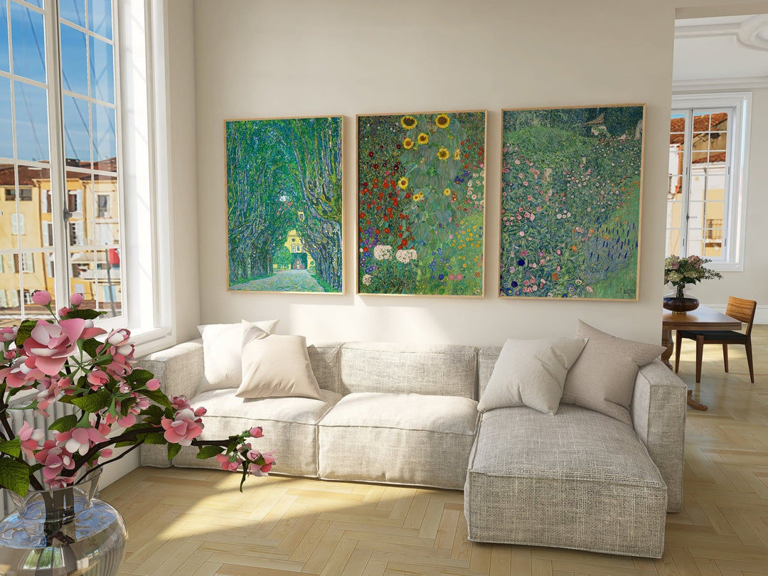 Gustav Klimt Trio Exhibition Prints Wall Art wall - art - picture - poster