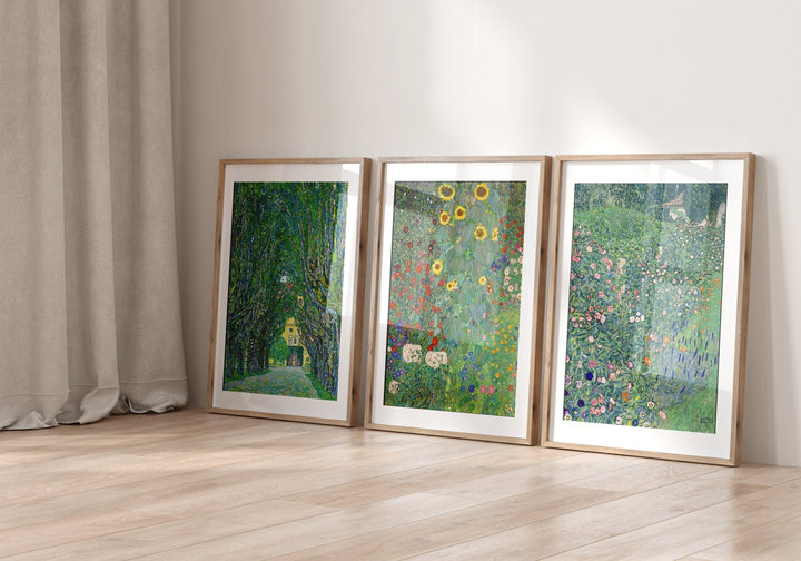 Gustav Klimt Trio Exhibition Prints Wall Art wall - art - picture - poster