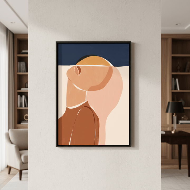 Half Face Half Sun by Ivy Green Illustrations wall - art - picture - poster