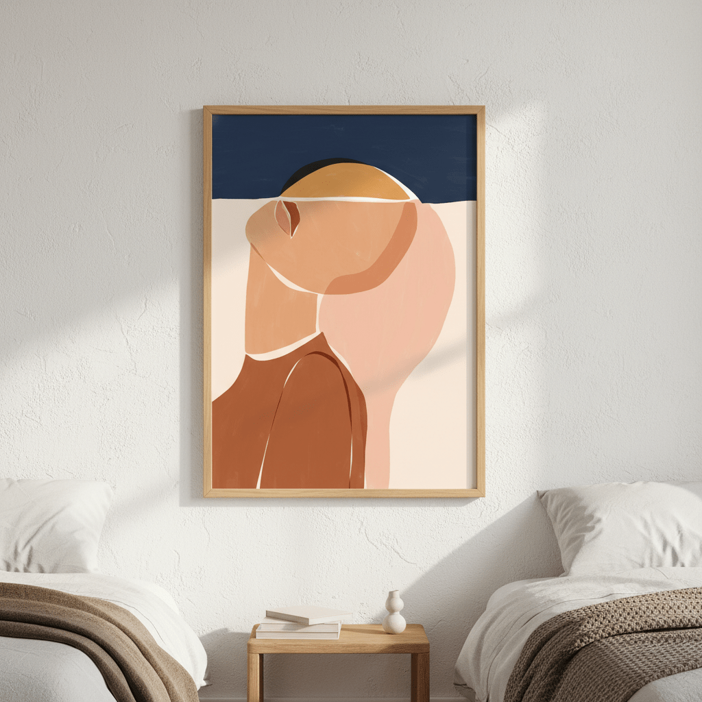 Half Face Half Sun by Ivy Green Illustrations wall - art - picture - poster