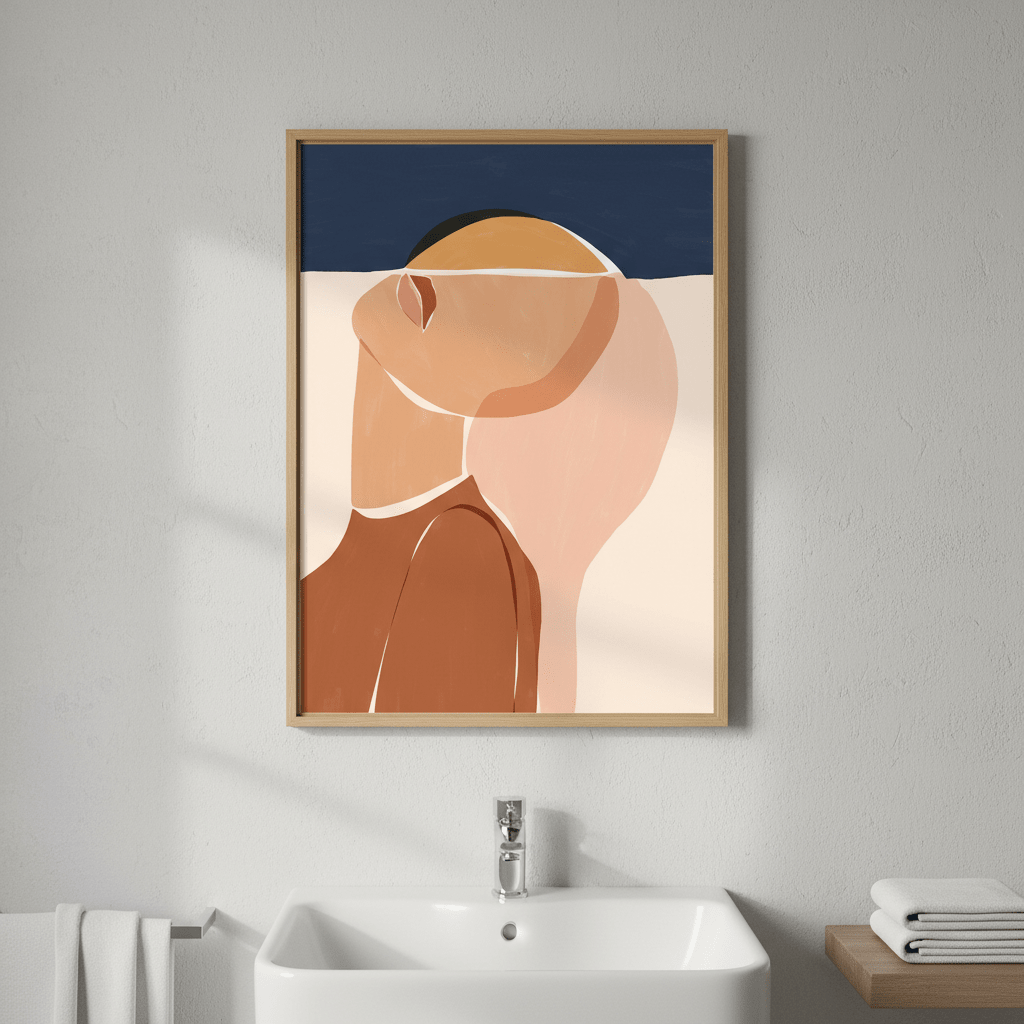 Half Face Half Sun by Ivy Green Illustrations wall - art - picture - poster