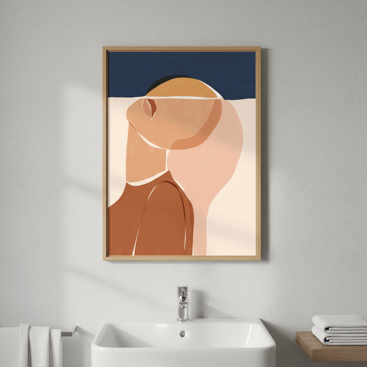 Half Face Half Sun by Ivy Green Illustrations wall - art - picture - poster