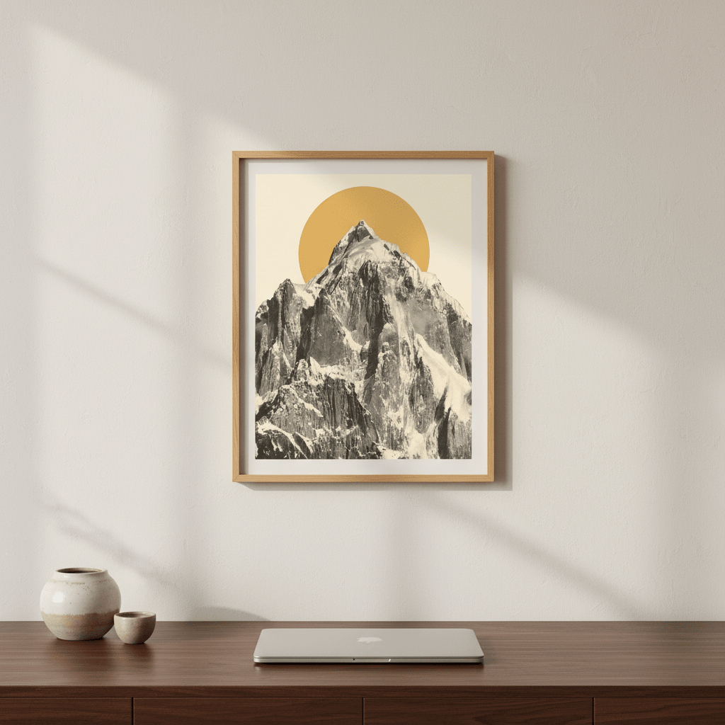 Halo Peak by Florent Bodart wall - art - picture - poster