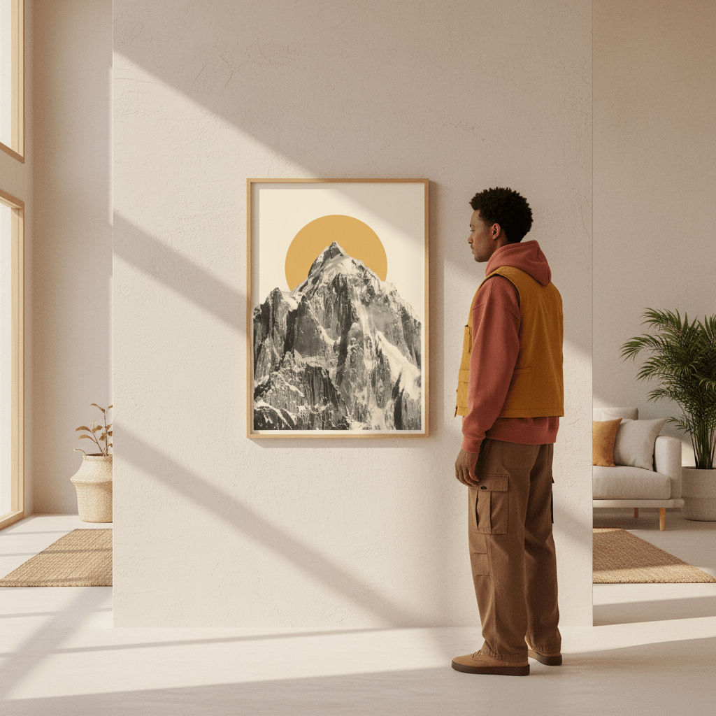 Halo Peak by Florent Bodart wall - art - picture - poster