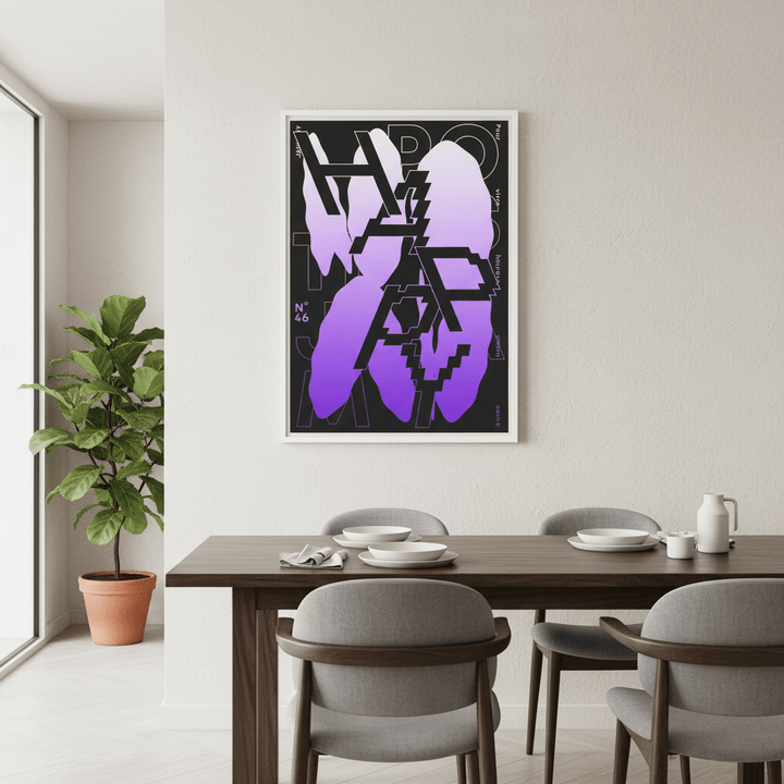 Happy by Jerome Bizien wall - art - picture - poster