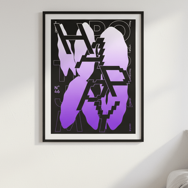 Happy by Jerome Bizien wall - art - picture - poster