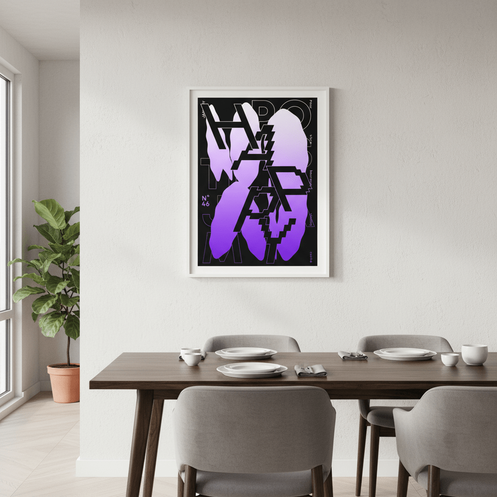 Happy by Jerome Bizien wall - art - picture - poster