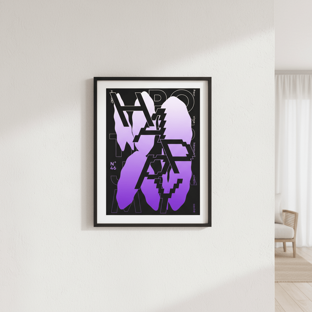 Happy by Jerome Bizien wall - art - picture - poster