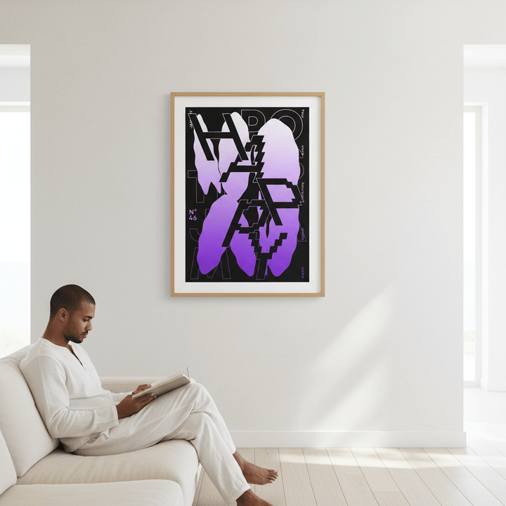 Happy by Jerome Bizien wall - art - picture - poster