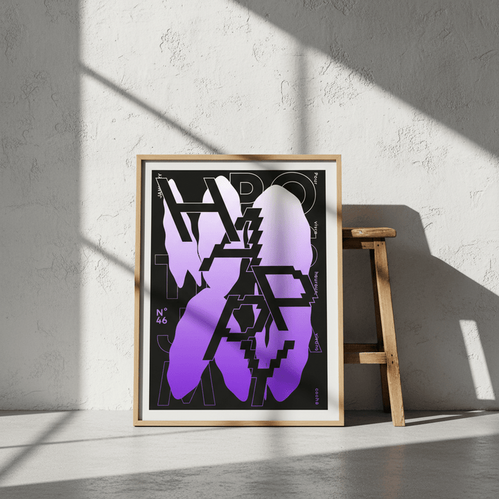 Happy by Jerome Bizien wall - art - picture - poster