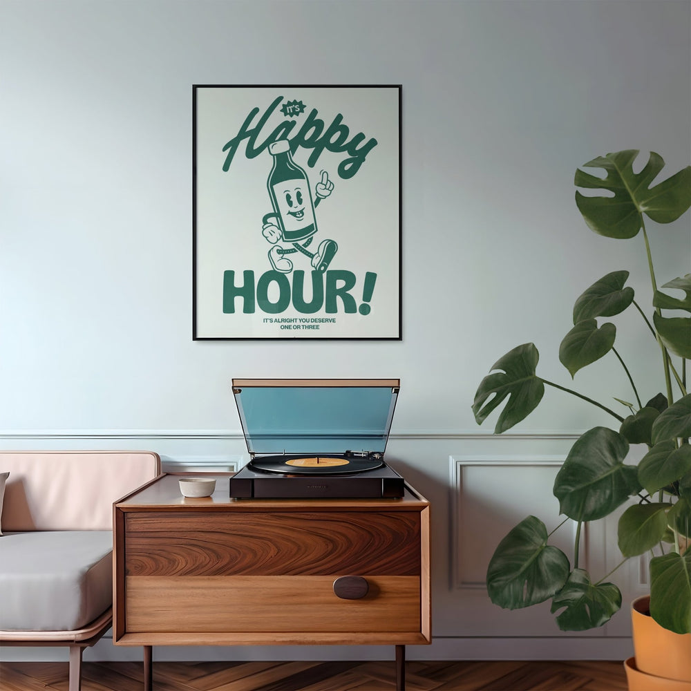 Happy Hour Vintage Bar Wall Art - Style My Wall