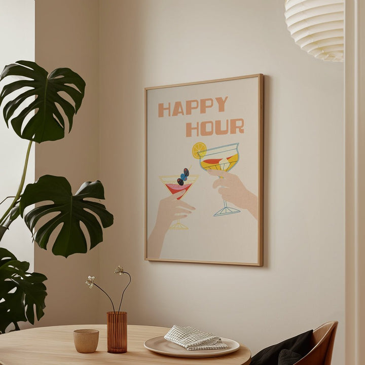 Happy Hour Wall Art - Style My Wall