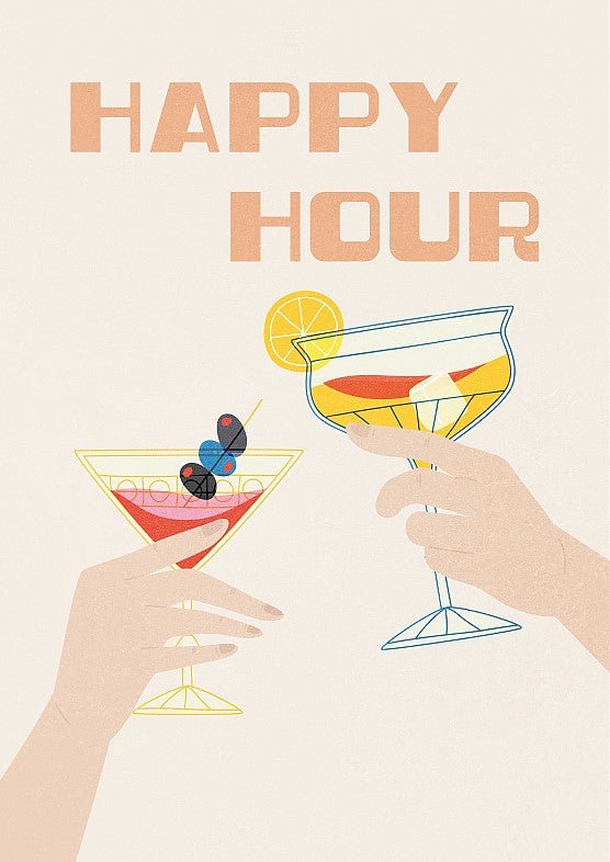 Happy Hour Wall Art