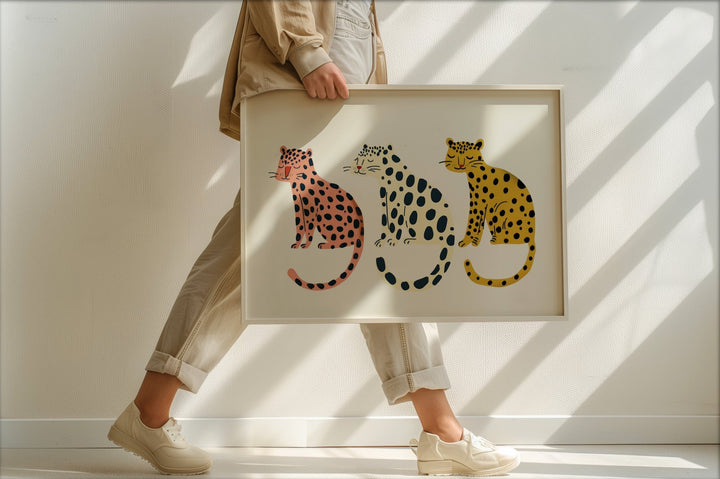 Happy Landscape Leopards Art - Style My Wall