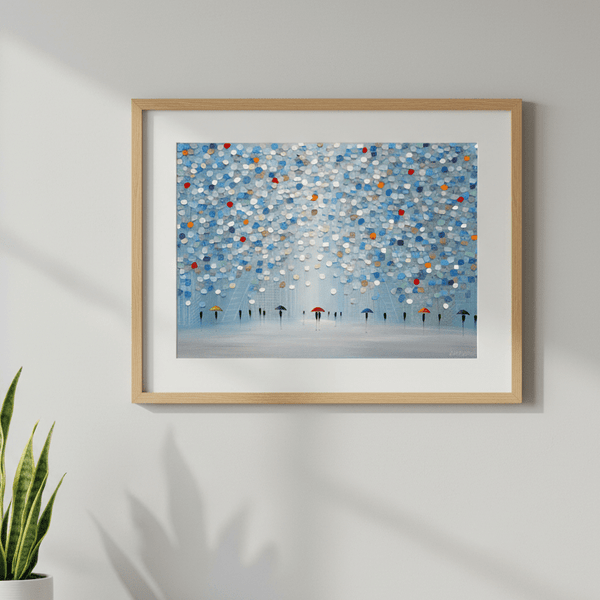 Happy Sunny Rain by Ekaterina Ermilkina | Art & Canvas Print