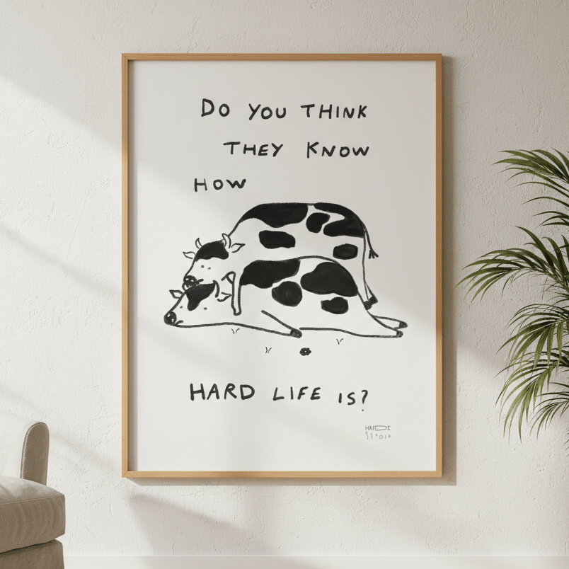 Hard Life by Hayde Nizard wall - art - picture - poster