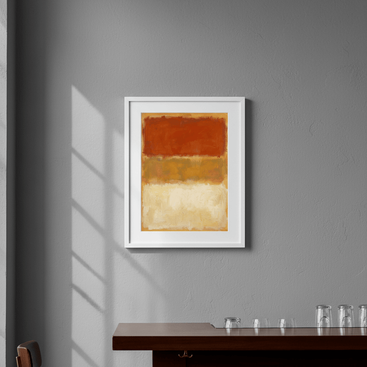 Harvest Glow Abstract Wall Art Inspired by Mark Rothko wall - art - picture - poster