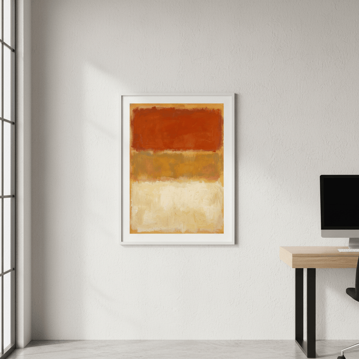 Harvest Glow Abstract Wall Art Inspired by Mark Rothko wall - art - picture - poster