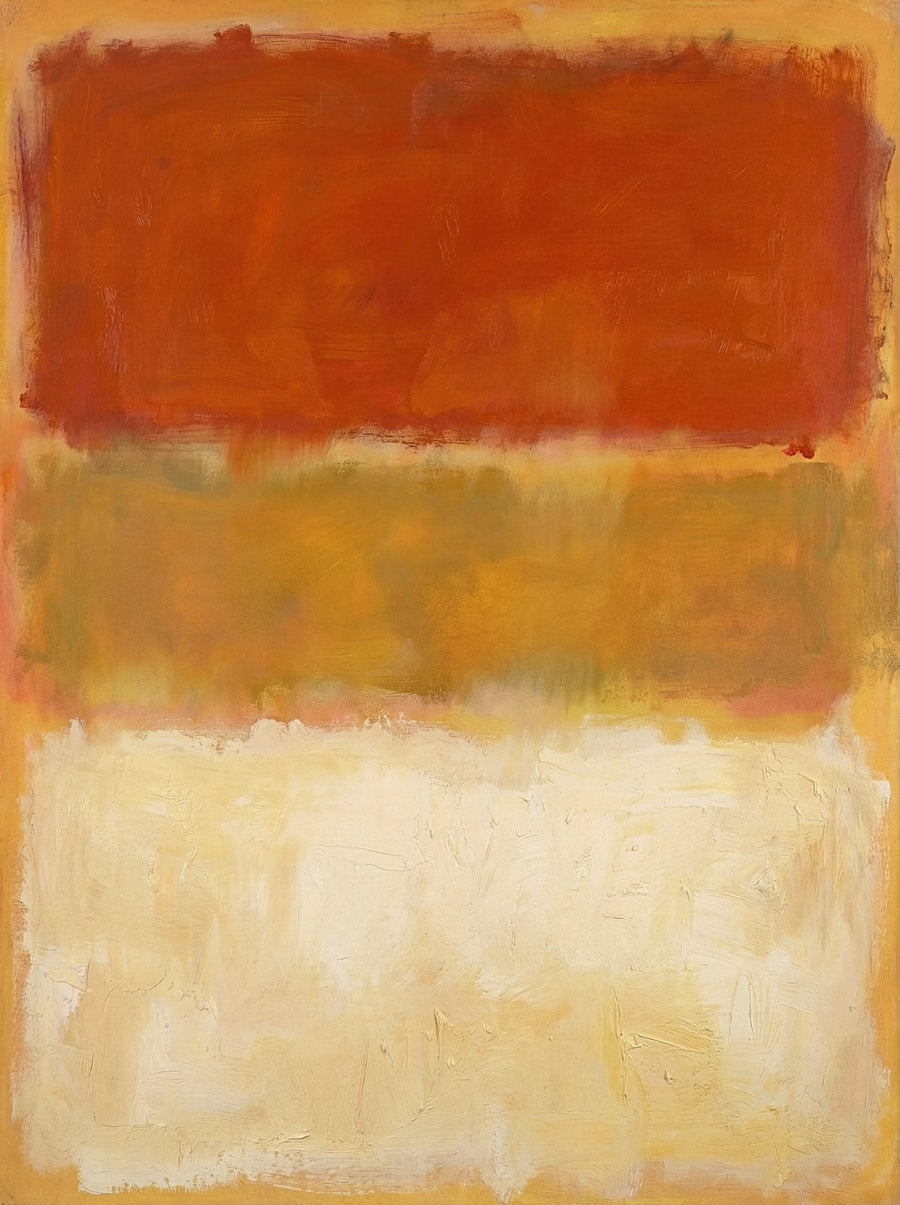 Harvest Glow Abstract Wall Art Inspired by Mark Rothko