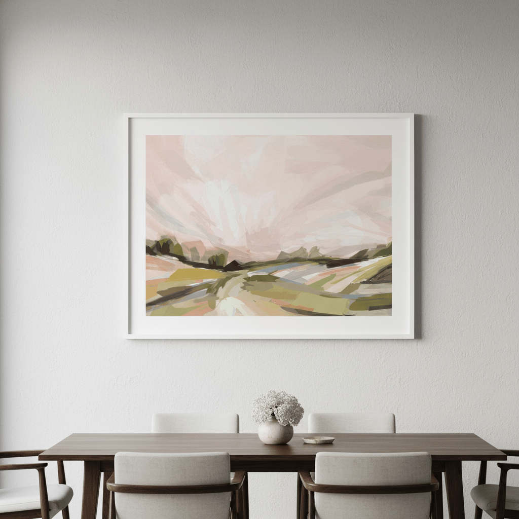 Harvest Sunset by Deer Muskeeter wall - art - picture - poster