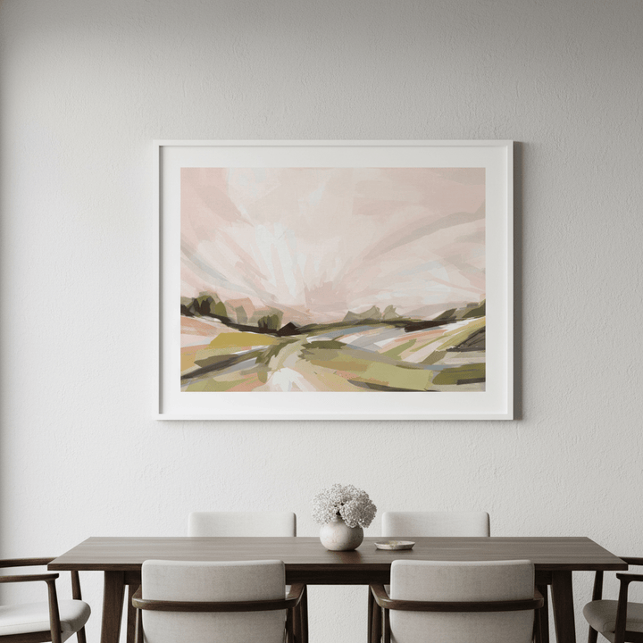 Harvest Sunset by Deer Muskeeter wall - art - picture - poster