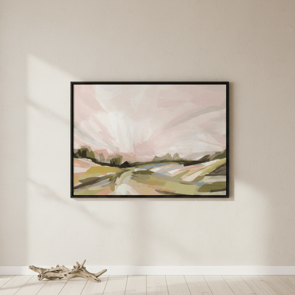 Harvest Sunset by Deer Muskeeter wall - art - picture - poster