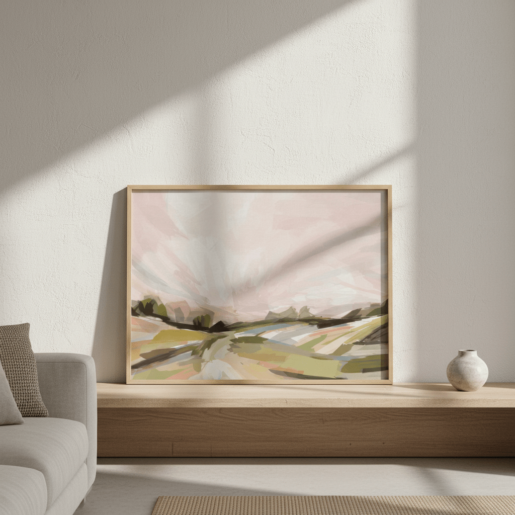 Harvest Sunset by Deer Muskeeter wall - art - picture - poster