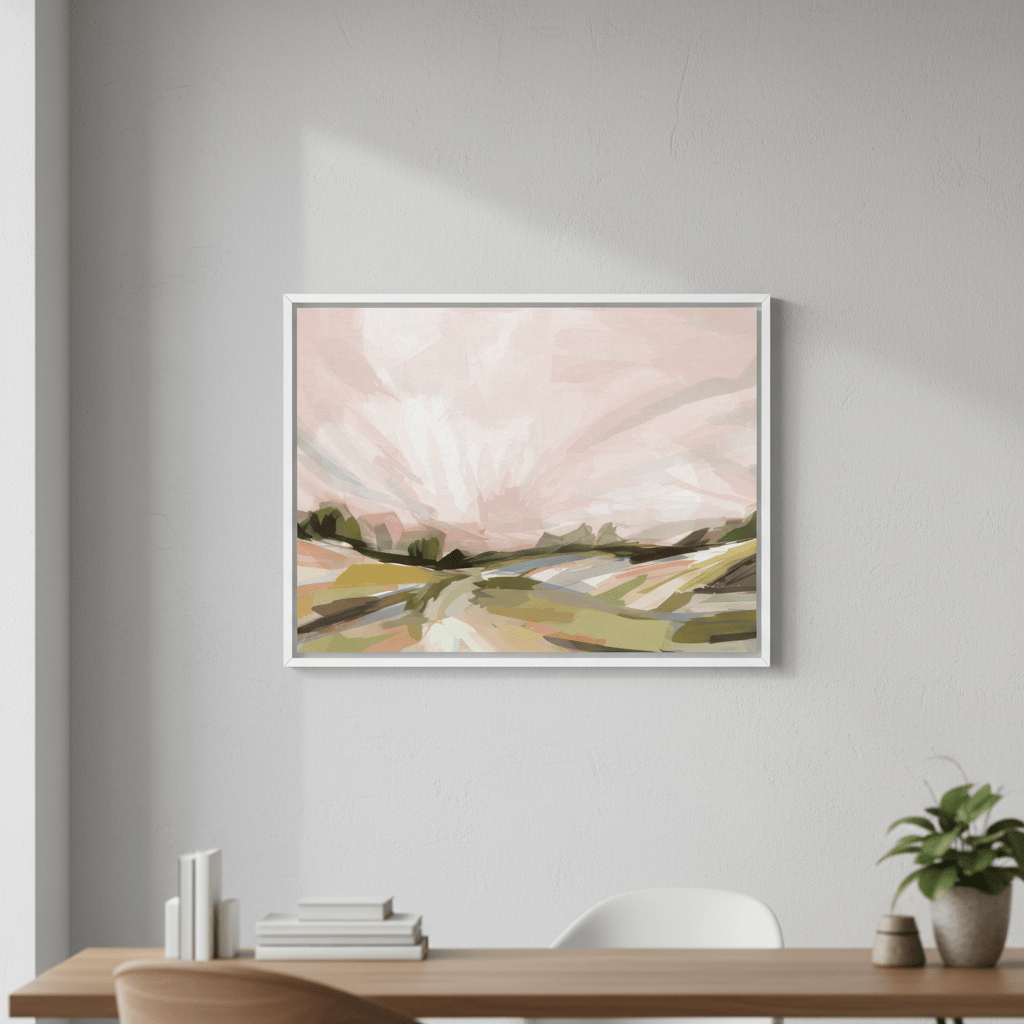 Harvest Sunset by Deer Muskeeter wall - art - picture - poster
