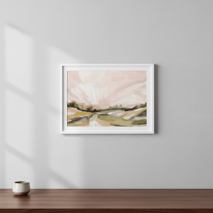 Harvest Sunset by Deer Muskeeter wall - art - picture - poster