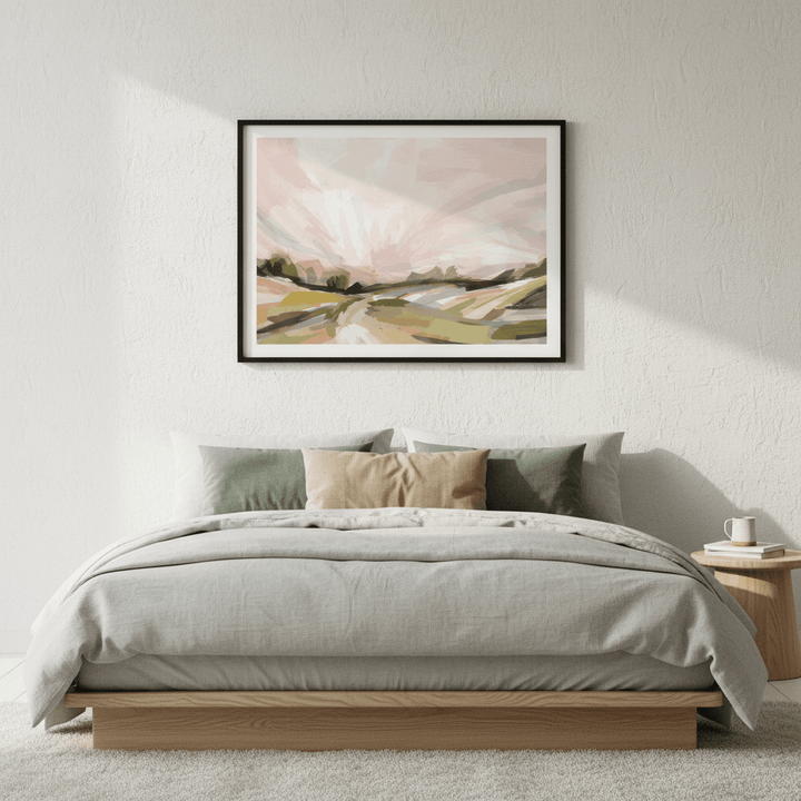 Harvest Sunset by Deer Muskeeter wall - art - picture - poster